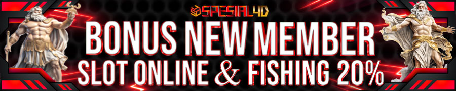 Bonus New Member Spesial4d 20%